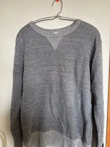 ENTRY SG 코튼 100% 그레이 맨투맨 M38