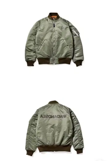 WIND AND SEA MINEDENIM MA-1 자켓