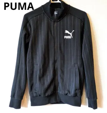 PUMA 스트라이프 저지 블랙