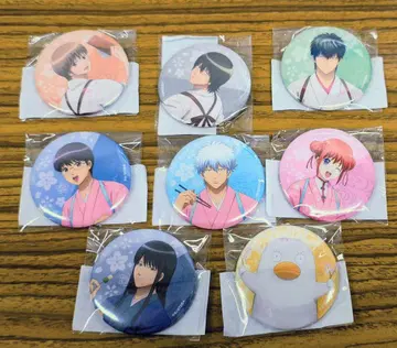 은혼 봄색 찻집 ver 콜라보 카페 랜덤 캔뱃지 전 8종 컴플리트 세트