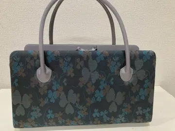 순수 실크 계통 금직(다테니시키) 리큐 기모노 가방