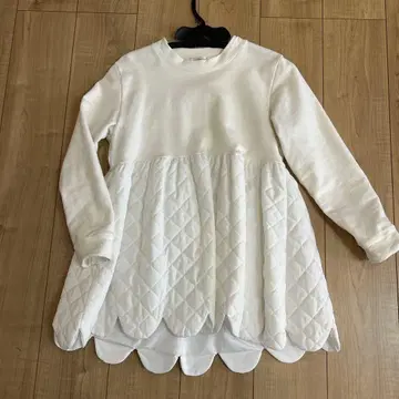 UNMINOU 앙미누 퀼팅 스캘럽 튜닉