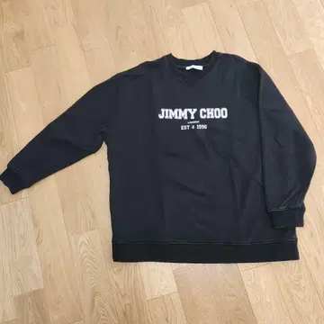 JIMMY CHOO 블랙 맨투맨 M