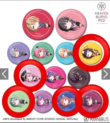 헤븐 번즈 레드 트레이딩 치비코로 캔뱃지 ver.A 묶음 판매