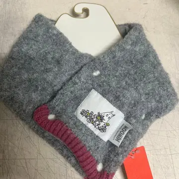 무민 MOOMIN 삭스 그레이 베이지 스트라이프