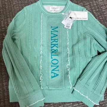 MARK & LONA 스웨터 40 민트 그린 택 포함
