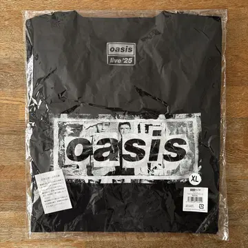 oasis T셔츠 Logo UK 디자인 Black XL