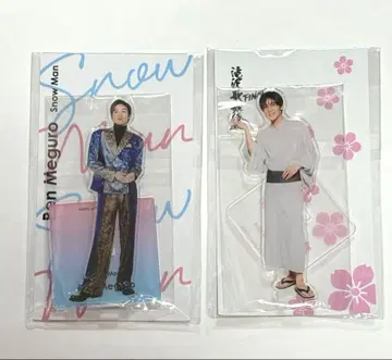 [ 미개봉품 ] Snow Man 메구로 렌 아크릴 스탠드 2개 세트