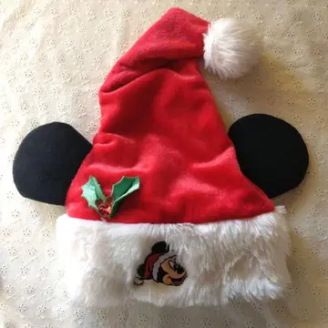 디즈니 미키 크리스마스 산타 모자