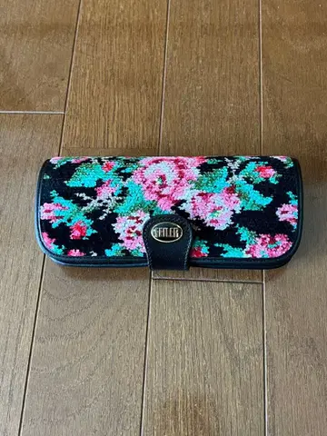 [ FELIER ] 미사용 새상품 페이 플라워 패턴 안경 케이스