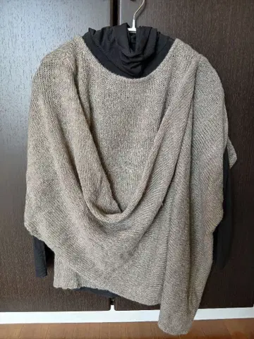 alcali 니트 판초