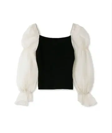 snidel 스나이델 시어 코르셋 니트 시스루 풀오버