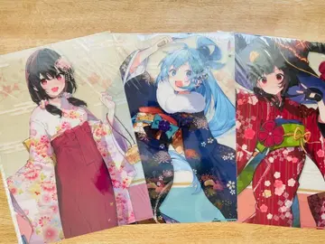 이 멋진 세계에 축복을! 클리어 포스터 메구밍 아쿠아 윤윤