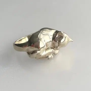고양이 실버 반지