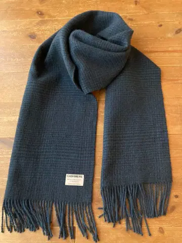 [ 새상품급 ] BEAUTY&YOUTH 캐시미어 100 머플러 네이비