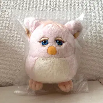 퍼비 팝업 봉제 인형 키링 Strawberry 핑크