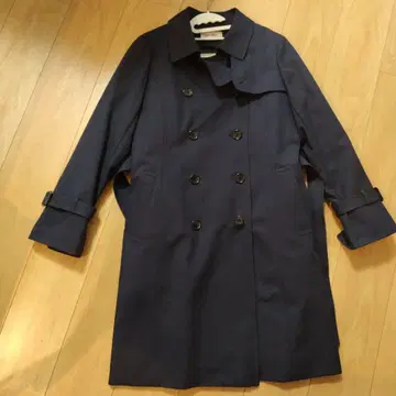 일교차 대책 Soutire 네이비 라이너 포함 트렌치코트 15호