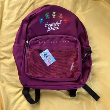 미사용품 Grateful Dead 보라색 백팩