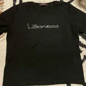 LEONARD 반팔 니트 실크 캐시미어