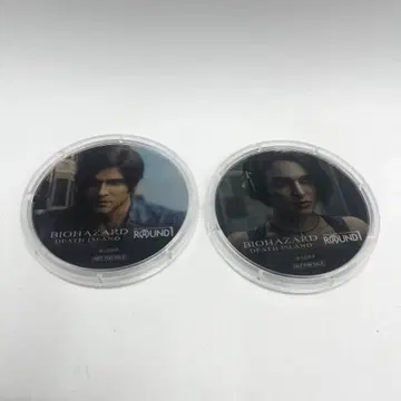 바이오하자드 라운드 원 아크릴 코스터 레온 질