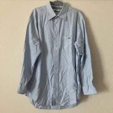 LACOSTE 라코스테 남성용 셔츠 긴팔 셔츠 라이트 블루 41-84