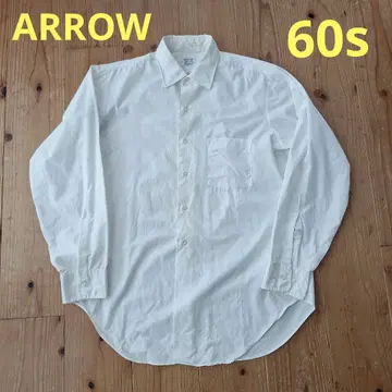60s 애로우 빈티지 셔츠 화이트
