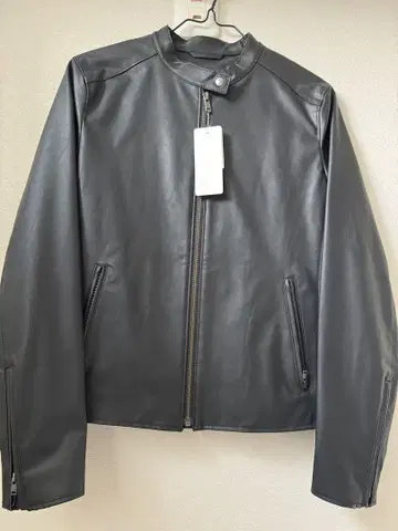 유니클로 레더 터치 자켓 싱글 M