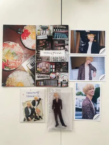 테라니시 타쿠토 아크릴 스탠드 사진 씰 타임리스 뉴스레터 51 52호