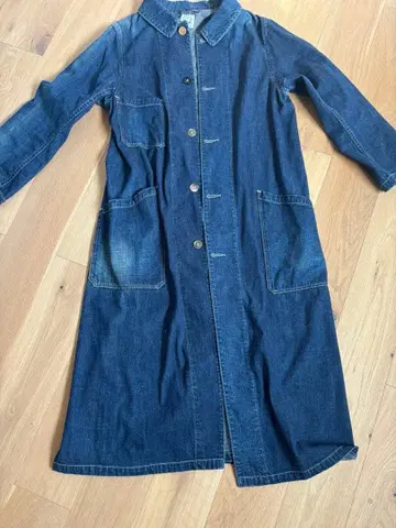 오어슬로우 데님 코트 새상품급
