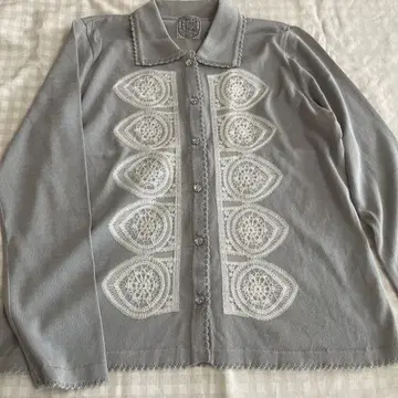 마루쇼 마루마사 그레이 긴팔 가디건 시착만 한 상품 일본제