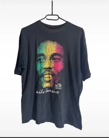 90년대 자메이카산 밥 말리 빈티지 티셔츠 BobMarley
