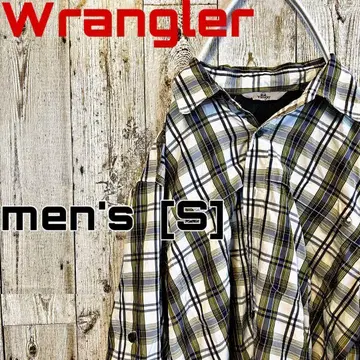 CX-5 [US 수입] Wrangler 긴팔 체크 셔츠 men's [S]