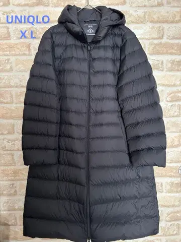 UNIQLO 유니클로 울트라 라이트 다운 롱 코트 블랙 XL