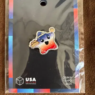 오사카 간사이 만박 EXPO 미국관 핀 배지 스파크 USA 타코야키