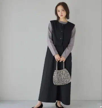 3L mysa 베스트 + 점퍼 드레스 빅 사이즈