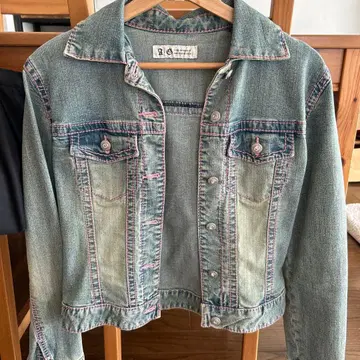 A.O. 데님 자켓 숏 기장