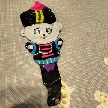 쇼와 레트로 강시 비닐 공기 인형 비닐 인형 컬러풀