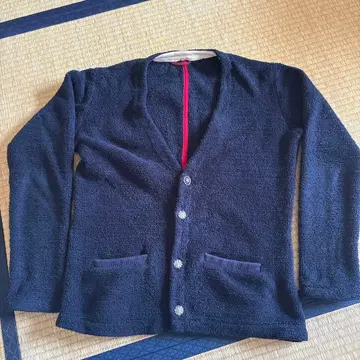 네이비 버튼 가디건