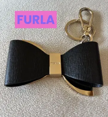 FURLA 리본형 키링