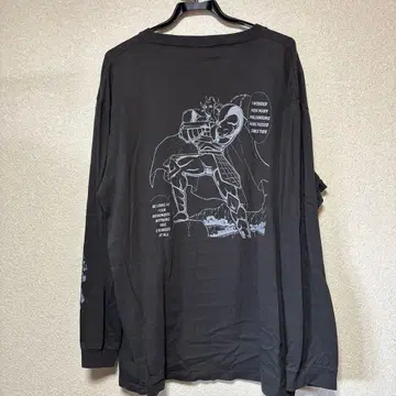 근육맨 롱 슬리브 t셔츠 악마장군 스미 블랙 XXL 사이즈