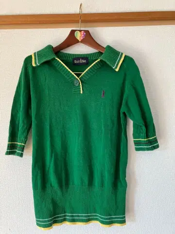 EAST BOY 그린 피케 셔츠 M 사이즈 반팔