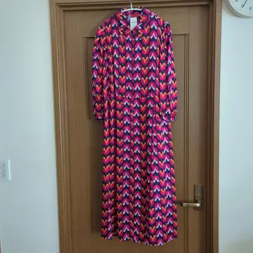 MAX&Co. 하트 무늬 롱 원피스 M-L ZARA 레오나르 크리스마스