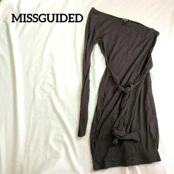 선착순 MISSGUIDED 오프숄더 상의 다크 그레이