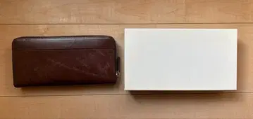 UK 브라이들 가죽 천연 가죽 지갑 장지갑 다크 브라운 미사용 새상품