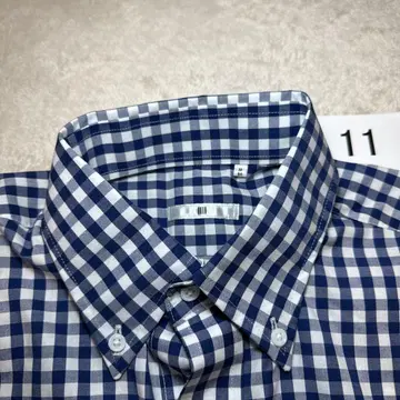 11 컨디션 최상 정장 셀렉트 와이셔츠 M84 깅엄 체크
