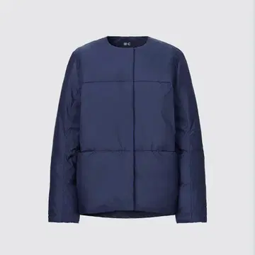 유니클로C 라이트 다운 노카라 M [새상품급]