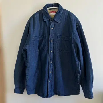 Wrangler 랭글러 보아 데님 셔츠 S 보아 안감 자켓