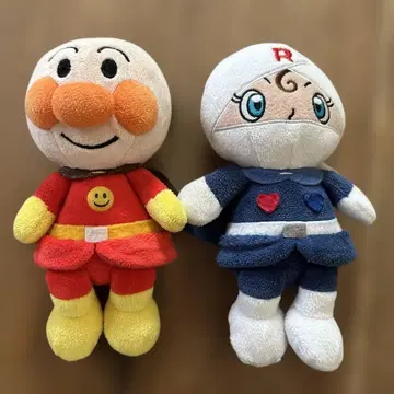 호빵맨 롤빵소녀 봉제 인형 세트