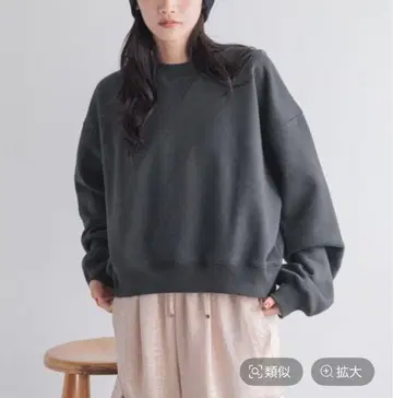 로리스팜 스웨이드 우라케 풀오버