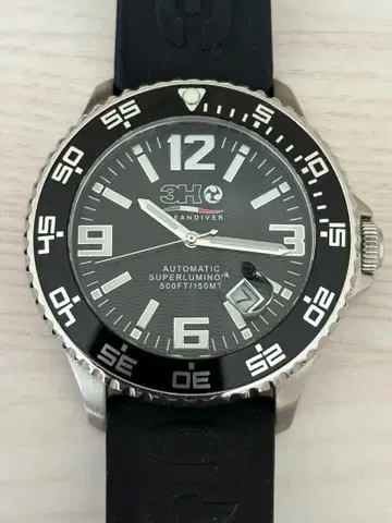 3H 트레아카 오션다이버 딥프로 자동 와인딩